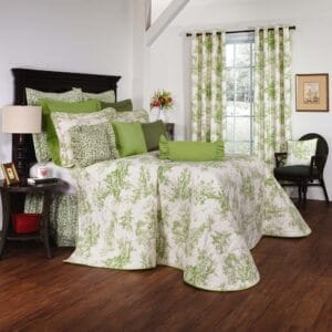 Bouvier Green Bedspreads