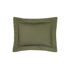 Bouvier Green Breakfast Pillow - Solid Dark Green