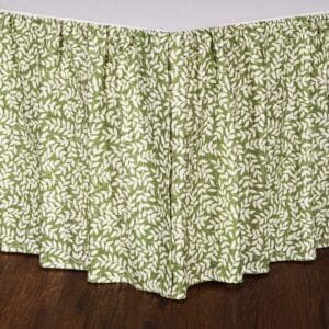 Bouvier Green Bed Skirt