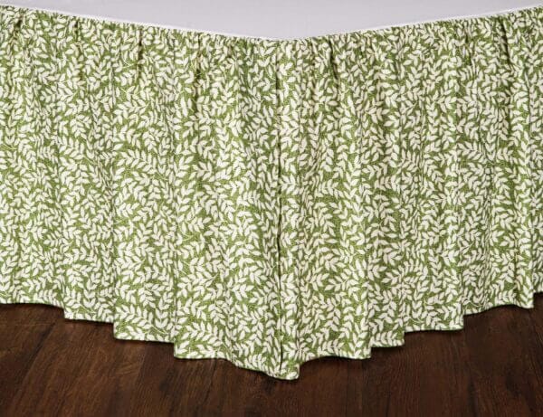 Bouvier Green Bed Skirt