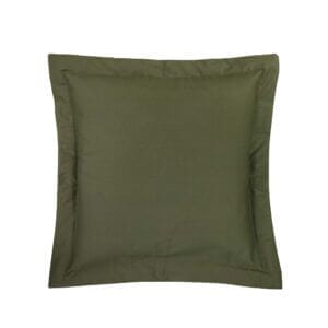 Bouvier Green Euro Sham - Solid Dark Green