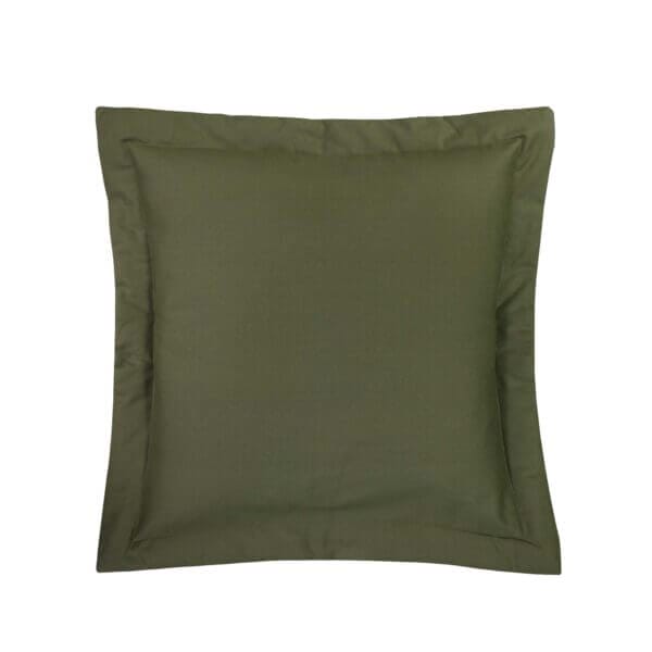 Bouvier Green Euro Sham - Solid Dark Green