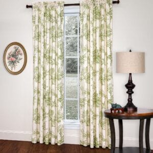Bouvier Green Rod Pocket Panels