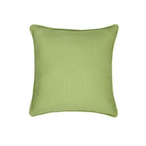 Bouvier Green Square Pillow - Solid Light Green