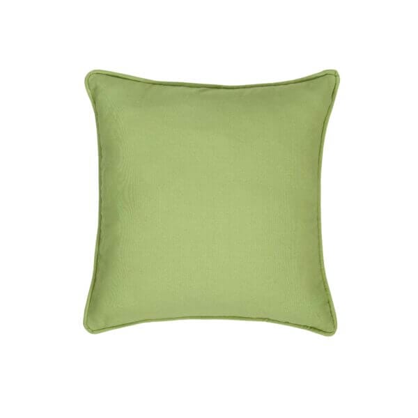 Bouvier Green Square Pillow - Solid Light Green