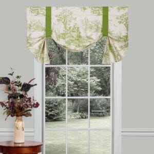 Bouvier Green Tie Up Valance