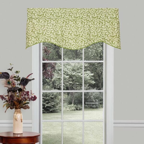 Bouvier Green Winston Valance - Leaf