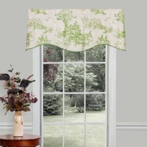 Bouvier Green Winston Valance - Toile