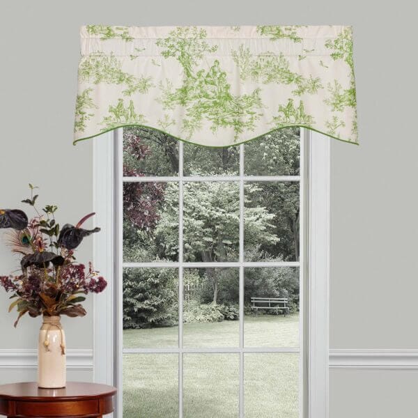 Bouvier Green Winston Valance - Toile