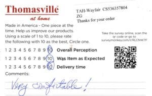 Judith Albany NY 4PK-CP-HHM Survey Card