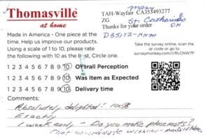 Mary St. Cathariono OH D35112-HHM Survey Card