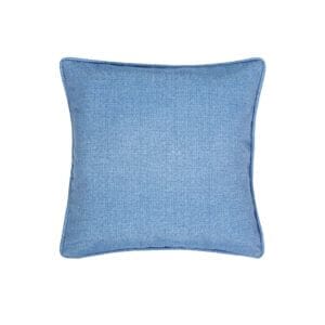 Winward Square Pillow - Textured Solid Blue