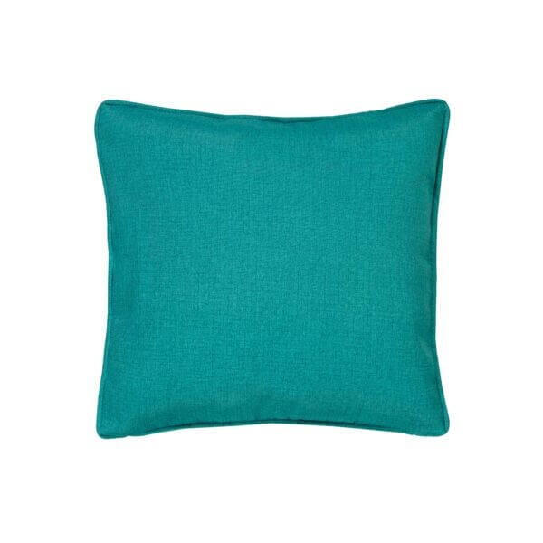Winward Square Pillow - Textured Solid Teal