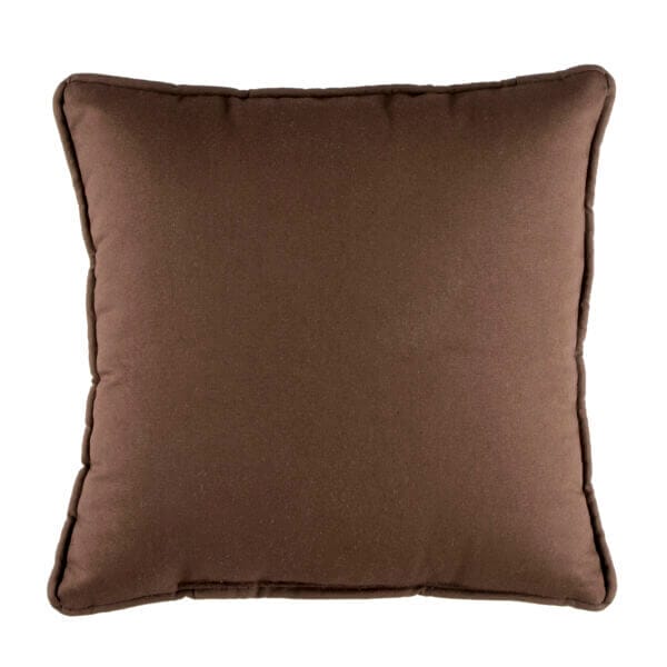Izmir Square Pillow - Solid Brown