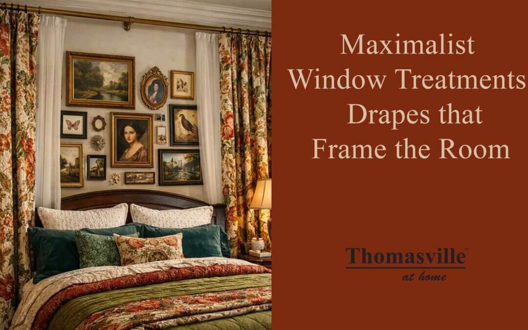 Maximalist Window Treatments: Drapes That Frame the Room